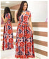 Fashion Fat Women Autumn Dress Bohmia Maxi Dresses Ladies - ROUTINE FASHION